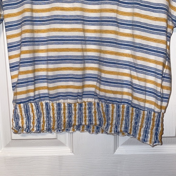 Striped ruched crop - Picture 2 of 2